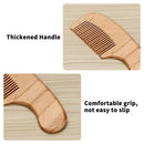 Wooden Natural Goat Bristle Brush and Cradle Cap Comb Set - 5 in 1 Baby Grooming Kit for Newborns, Toddlers, Boys, and Girls (Blue) by TinyTreasures Baby Boutique