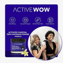 Active Wow Activated Coconut Powder – Whitening Toothpaste Powder, Fluoride-Free, Sulfate & Paraben-Free, Vanilla Flavor by CozyNest Decor