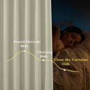 NICETOWN 100% Blackout Curtains 96 inches Long, Grommet Lightweight Easy to Install Portable Blackout Curtains Energy Saving Shades for Living Room/Bedroom, Muted Beige, W52 x L96, 2 Panels by TinyTreasures Baby Boutique