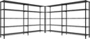 REIBII 70" W Storage Shelves Heavy Duty Load 1600LBS, Metal Shelving 5-Tier Wire Shelving Unit Metal Shelves for Storage Adjustable Shelving Rack for Pantry Kitchen 70" W*15.8" D*72.4" H, 2 Pack by GreenHaven Gardens