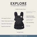 Baby Tula Explore Carriers - Breathable Baby Carrier Newborn to Toddler - Adjustable Toddler Carrier - Multiple Ergonomic Positions Front and Back - Ergonomic Fit for 7-45 lb - Cotton, Discover by TinyTreasures Baby Boutique
