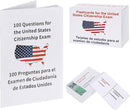 US Citizenship Test Study Guide 2025 with Bilingual Booklet-English/Spanish,US Citizenship Flash Cards 2025,US Civics Test Flash Bilingual Flash Cards Combo Set,100 Uscis Questions Answers Flashcards by TinyTreasures Baby Boutique