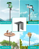 Bird Feeder Pole – 60 Inch Height Bird House Pole with 1-Inch Dia Heavy Duty for Birdfeeders, Feeding Stand with Mount Kit for Outdoor, Slip-Fit Connection by GreenHaven Gardens