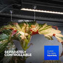 Barrina T5 Grow Lights for Indoor Plants, 4FT 160W (8 X 20W) Plant Grow Lights Indoor with Magnetic Bar, Linkable Plant Growing Lamps with Black Cover, Plug and Play, Yellow, 8 Packs by GreenHaven Gardens