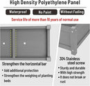 HDPE Raised Planter Box Outdoor,Rot-Resistant and Non-Cracking,Raised Beds for Gardening 29.5 * 14.4 * 9.8 in for Yard,Lawn,Outdoor Planter Boxes Rectangle with Drainage Holes Gray by GreenHaven Gardens