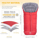 Orzbow Warm Bunting Bag Universal,Stroller Sleeping Bag Cold Weather,Waterproof Toddler Footmuff(Red,Large) by TinyTreasures Baby Boutique