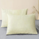 CaliTime Throw Pillow Covers Decorative 20 X 26 Inches Pack of 2 Cozy Chenille Standard Pillow Shams Cases for Couch Sofa Bed Living Room Home Beige by CozyNest Decor