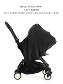 We are Amma | The Cocoon™ - Newborn Essentials Must Haves: Nursing Cover for Breast Feeding Essentials | Nursing Sweater Used as Breastfeeding Cover (Black, One Size) by TinyTreasures Baby Boutique