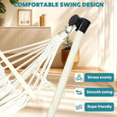 Anyoo 2 in 1 Hammock and Swinging Chair with Collapsible Steel Stand & Carrying Case,Portable & Adjustable,Easy Set Up for Outdoor,Indoor,Porch Swing,Patio,Garden,Camping Trip by GreenHaven Gardens