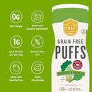 Serenity Kids 6+ Months Baby Veggie Puffs Toddler Snacks - Grain & Gluten-Free No Added Sugar - Organic Cassava Broccoli & Spinach - 1.5 Oz, 6 Pack by TinyTreasures Baby Boutique