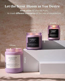 M&SENSE Lavender Citrus Candles, 19.4oz 110H Burn Time Large Natural Soy Candles for Home Scented, Stress Relief Aromatherapy Gifts for Mom Friends Teacher & Spa, Bath, Yoga by CozyNest Decor