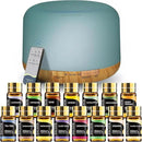 SACATR Essential Oil Diffusers for Home with 15 Oil Diffuser Sets, 500ml Aroma Diffuser for Essential Oils Large Room, Ultrasonic Cool Mist Diffuser Auto Shut-Off 4 Timers 15 Colors (15x5mL) by CozyNest Decor