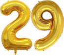 GOER Number 29 Balloons for 29th Birthday Party Decorations,42 Inch Jumbo Foil Helium 92 Balloons for 92nd Birthday Party Decoration (Gold) by TinyTreasures Baby Boutique