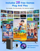 AR Motion Gaming Console for Kids & Families - Plug & Play Video Game System for Indoor Physical Play & Interactive Family Fun. Great for Gifts, Game Nights, Parties, Playtime and Playdates by TinyTreasures Baby Boutique