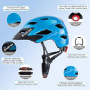 OnBros Kids Bike Helmet - Bike Helmets for 5-14 Boys or Girls with Visor, Children Bicycle Helmet for Skateboard Mountain Scooter Road Cycling, Lightweight and Adjustable 50-57CM by TinyTreasures Baby Boutique