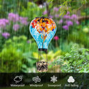 Solar Hot Air Balloon Lantern with Flame, Unique Hot Air Balloon Solar Lanterns with LED Candle Light, Waterproof Outdoor Lanterns Decor for Yard, Patio, Garden, Porch by GreenHaven Gardens