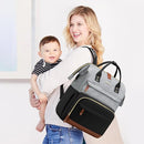 LOVEVOOK Diaper Bag Backpack, Baby Bag with Changing Station, Large Diaper Backpack for Moms Dads, Waterproof Leather Accents Baby Boy and Girl Bag for Travel Baby Essentials by TinyTreasures Baby Boutique