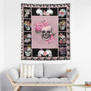 yowecso Sugar Skull Tapestry Horror Skeleton Tapestry Wall Hanging for Bedroom Rose Skull Tapestries Aesthetic Wall Decor for Home Dorm Living Room 50"x60" by CozyNest Decor