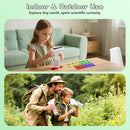 Microscope for Kids with 12 Slides, 100X-1000X 1080P Digital Handheld Kids Microscope, Mini Portable Pocket Miniscope Science Toys Gifts for 3+ 4 5 6 7 8 9 10 11 12 Year Old Boys Girls, White by TinyTreasures Baby Boutique