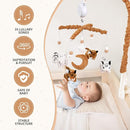 Baby Crib Mobile- Tiger Crib Mobile for Boys Girls Essential Gift for Infant Bedroom Hanging Decor by TinyTreasures Baby Boutique