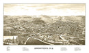 Vintage Map of Johnstown, New York 1888