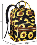 Diaper Backpack Tote Large Capacity, Baby Bag with Insulated Pockets Multifunctional Diaper Bags For Baby Girl Boy Women Waterproof Bags Mama Maternity Bag Sunflower by TinyTreasures Baby Boutique