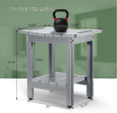 HDPE Shower Bench Seat Capacity 300LB, Waterproof Bathroom Stool with Side Carry Holes, Compact 16.8" L Design, Non-Slip Shower Seat for Elderly, Shaving Legs & Spa - Indoor/Outdoor Use (Gray) by TinyTreasures Baby Boutique