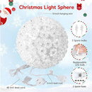 Christmas Hanging Starlight Sphere Light, 7.5” 100 Replaceable LED Bulbs with Add-On Plug, LED Sphere Lights for Trees Party Wedding Patio Indoor Outdoor Decorations, Warm White by GreenHaven Gardens