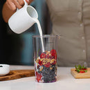OVENTE Immersion Hand Blender, 300W Electric Handheld Portable Stick Mixer Set with 2 Mixing Speed, Stainless Steel Blades, Egg Whisk Attachment, Mixing Beaker and BPA-Free Food Chopper, Red HS565R by TinyTreasures Baby Boutique