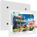 Elice Magnetic A4 Light Board for Diamond Painting, Ultra-Thin Tracing LED Light Box with Side Buttons, Super Bright Diamond Art Light Pad, Light Table for Drawing, Sketching, Weeding Vinyl - White by TinyTreasures Baby Boutique