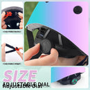 Adjustable Kids Bike Helmet with Knee & Elbow Pads Set, Color Gradient Design for Boys and Girls Aged 3-14+, for Skateboarding, Scooter, Roller & Inline Skating, Longboard by TinyTreasures Baby Boutique