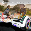 Scooter, Bluetooth & Corlorful LED Lights, Gifts for Kids & Adults & Girls & Boys, for All Ages by TinyTreasures Baby Boutique