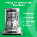 Rockin' Green Dishwasher Cleaner Tablets (8 Pack) - Septic Safe Dishwasher Cleaning Tablets Dishwasher Cleaner and Deodorizer - Dishwasher Remove Build Up with Citric Acid (Sweet Child O'Lime) by TinyTreasures Baby Boutique