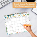 Calendar 2025-2027 22 Monthly Wall Calendar Runs from September 2025 until June 2027 Spiral Binding Hanging 11.5" x 14.7" Thick Paper with Julian Dates and Block for School Office（Flower） by TinyTreasures Baby Boutique