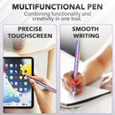 Magnetic Fidget Pen - Perfect Writing and Spinner Magnet Toy Combination, Figette Figit Pen with 13 Magnetic Rings, Ideal Office Study Gift for Kids 8+, Teens & Adults with ADHD(Colorful) by TinyTreasures Baby Boutique