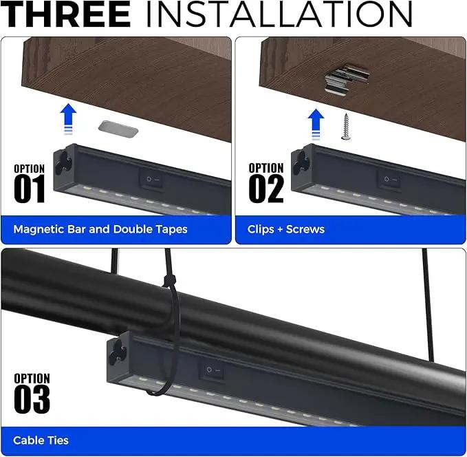 Barrina T5 Plant Lights for Indoor Growing, 4FT 160W (8 X 20W) Led Grow Light with Magnetic Design, Full Spectrum Grow Light Strip with Black Cover, Plug and Play, 5000K, 8 Packs, photo 6 of 9