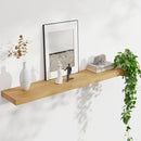 Floating Shelves for Wall, USA-Sourced Brich Wood 48 Inch Long Wall Shelves, Natural Wooden Mounted Picture Ledge Shelf, Nursery Book Storage Shelf Kids Bookshelf, Display Shelf for Bathroom by TinyTreasures Baby Boutique
