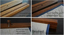 RRD Quilt Hanger for Wall for Display (36") Amish Made Wooden Quilt Rack Wall Mount - Rustic Tapestry Quilt Wall Hangers (Maple Wood, Natural Stain, 36" Long) by CozyNest Decor