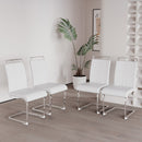Modern Dining Chairs With Padded Seat, High Back by Unique Piece Furniture