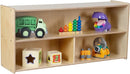 2-Shelf Kids Bookshelf & Toy Storage Organizer | 3-Section Montessori Shelves for Home & Classroom Organization & Storage by TinyTreasures Baby Boutique