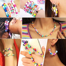 1000PCS Polymer Clay Beads Bracelet Making kit, 24 Style Cute Fun Beads Flower Animal Rainbow Eye Charms for Jewelry Necklace Earring Making DIY Accessories for Women Girls by TinyTreasures Baby Boutique