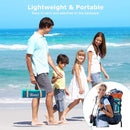 COMMOUDS Beach Tent Sun Shade for 3/4-5/6-7/8-10 Person, UPF 50+ Beach Sun Shelter Canopy Tent, Lightweight, Easy Set Up and Carry by TinyTreasures Baby Boutique