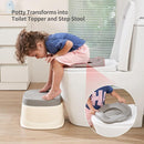 Toddler Toilet Training Potty, 3-in-1 Kids Potty Training Toilet Toddler Potty Seat for Boys & Girls by TinyTreasures Baby Boutique