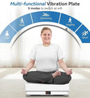 POWET Vibration Plate Exercise Machine for Weight Loss, Woukout & Lymphatic Drainage – Whole Body Vibrating with 99 Speed Levels & 5 Pre-Set Modes – Supports Up to 400lbs, Ideal for Home Use by CozyNest Decor