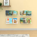 NIUBEE 24" Premium Acrylic Floating Nursery Kids Bookshelf Wall Ledge Shelf, Clear Invisible Spice Rack Bathroom Storage Shelves Display Organizer, 50% Thicker with Screwdriver, Set of 4 by TinyTreasures Baby Boutique