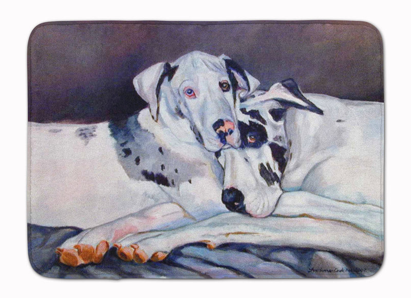 Harlequin Natural Great Danes Machine Washable Memory Foam Mat 7163RUG