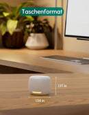 Babelio White Noise Sound Machine, Night Light, Mini and Portable, 15 Non-looping Sounds, Timer, Memory Function, for Adults Baby, Travel, White by TinyTreasures Baby Boutique