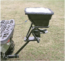 Guide Gear UTV/ATV Receiver Mount Broadcast Spreader Seeder, 80 Pound Capacity, Lawn and Garden Seed Spreaders, 12-Volt, with Rain Cover by GreenHaven Gardens