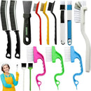 14Pcs Small Crevice Cleaning Brush Set, Groove Gap Cleaning Tool for Cleaning Kitchen,Bathroom, Corner, Sink,Door,Window Track,Cup by CozyNest Decor