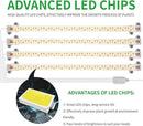 LED Plant Growing lamp, 3000K Full Spectrum Grow Light Strips for Indoor Plants with 3/9/12H Timer & 10 Dimmable Levels, Led Growth Light for Green House Hydroponics Succulent by GreenHaven Gardens
